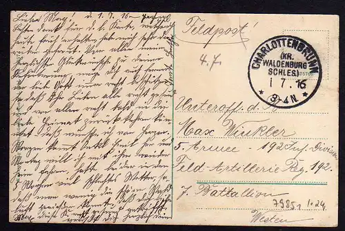 79851 AK Bad Charlottenbrunn Villen am Bellevue Wege 1916