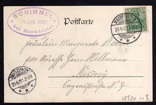 78930 AK Schimmel bei Masmünster Masevaux 1901