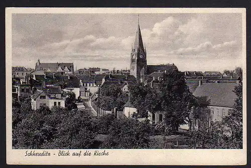 78233 AK Schkeuditz Blick auf die Kirche