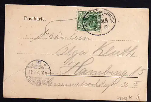 77718 AK Luftkurort Ahrensburg 1902 Thiergarten See