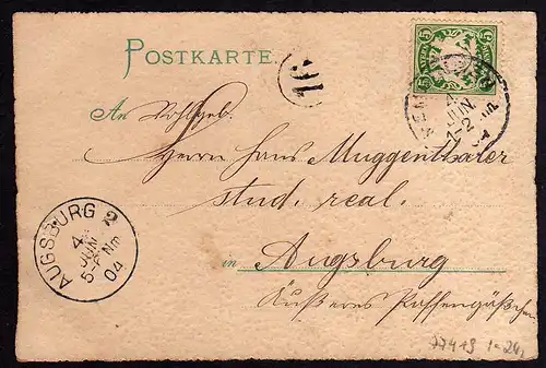 77419 AK Absolvia Memmingen 1904 Studentika