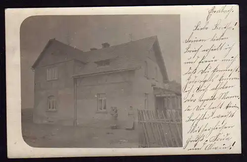 69295 AK Ebersbach Fotokarte 1906 Bauernhaus