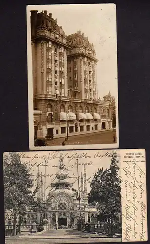 68235 2 AK Buenos Aires 1910 Pabellon de los Lagos 1924