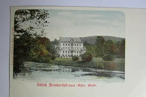 67517 AK Schloss Reinhardsbrunn bei Gotha um 1900 Thür. Wald