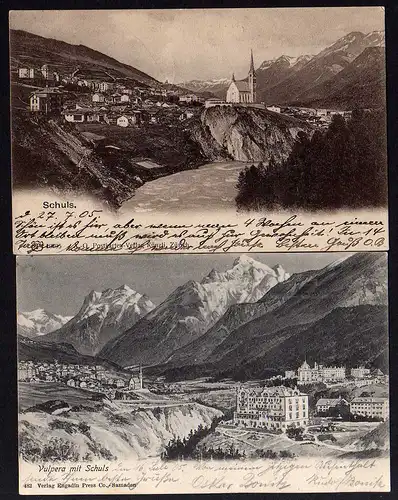 62275 2 AK Scuol Schuls Vulpera 1905 Schweiz Kanton Graubünden