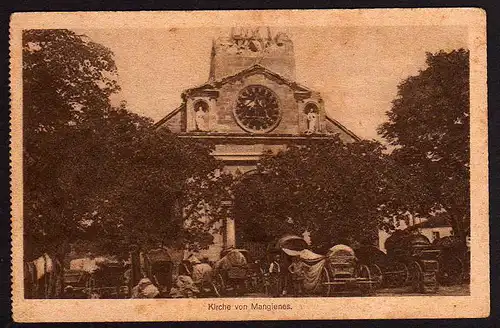 46496 AK Kirche v. Mangienes Feldpost 1917