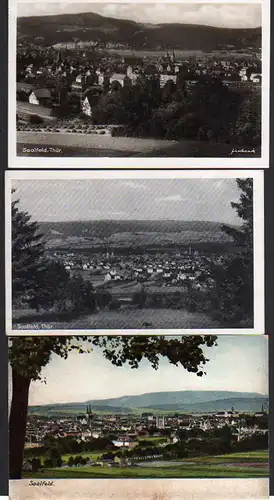 46828 3 AK Saalfeld Panorama um 1910 1948 1942