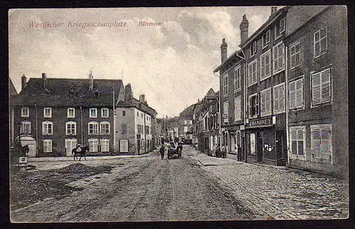 45261 AK Blamont Chamberey Straße Feldpost 1917