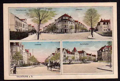 45519 AK Naumburg Saale Oststraße Barbaraplatz ca. 1920