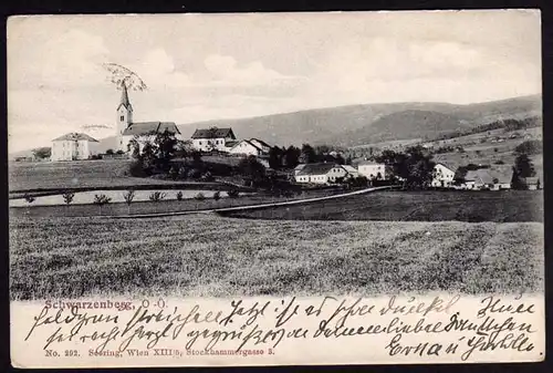 44999 AK Schwarzenberg am Böhmerwald Rohrbach 1916 Oberösterreich