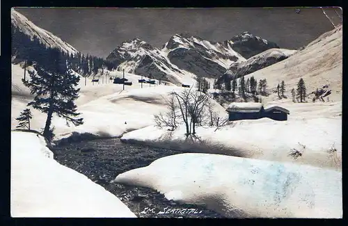 43819 AK Davos Dorf Sertigtal Winter 1924