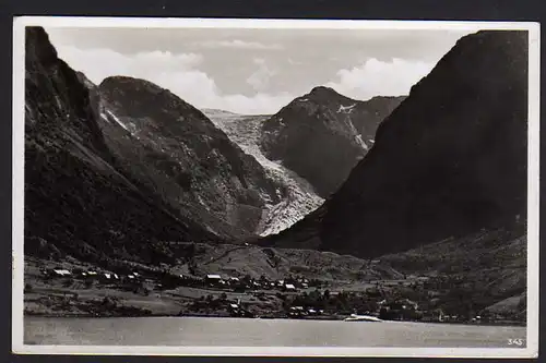 42854 AK Norwegen Sundalgletscher im Maurangerfjord