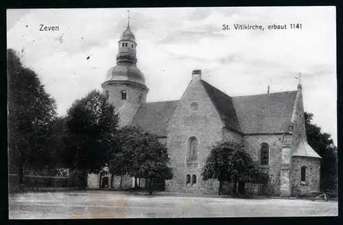 41204 AK Zeven St. Vitikirche erbaut 1141 1916