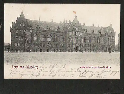 22933 AK Berlin Schöneberg Landwehr Inspections Gebäude 1905, gelaufen 1905