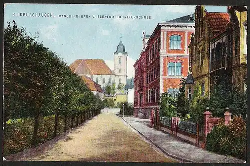 23019 AK Hildburghausen Maschinenbau u. Elektrotechnikerschule , gelaufen