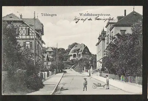 22270 AK Tübingen Waldhäuserstrasse Villen 1907 Verlag H. Sting Tübingen 10385