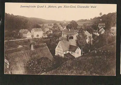 22512 AK Grund b. Mohorn Klein Tirol Tharandter Wald Verlag Johannes Leonhardt