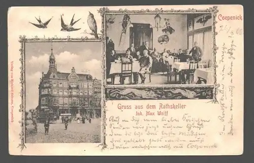 145846 AK Berlin Köpenick Cöpenick Restaurant Ratskeller 1900