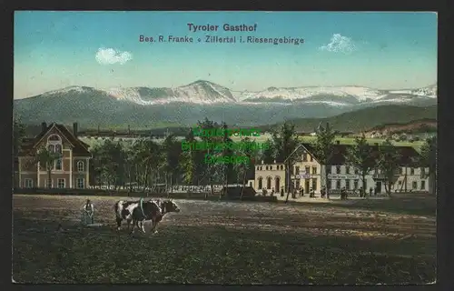 145429 AK Zillertal i. Riesengebirge Tyroler Gasthof 1922