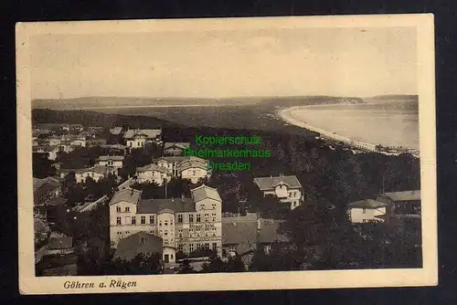 131383 AK Göhren a. Rügen Strand Hotel 1917