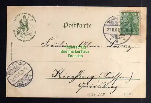 130558 AK Riesengebirge Schreiberhau Hotel Lindenhof 1901