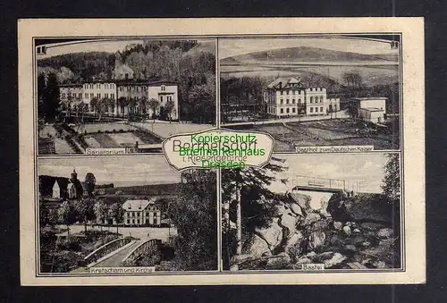 127539 AK Berthelsdorf Riesengebirge Sanatorium Gasthof Kretscham Bastei um 1915