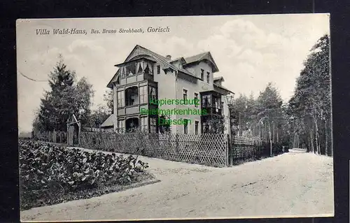 127369 AK Gorischj Villa Wald Haus Bes. Bruno Strohbach 1906
