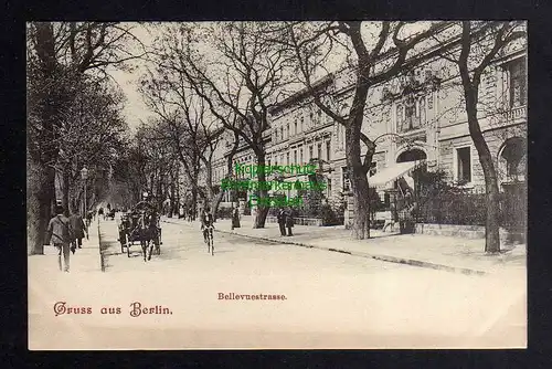 125758 AK Berlin Bellevuestrasse Allee um 1900