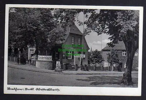 123984 AK Malchow Restaurant Klosterklause um 1935