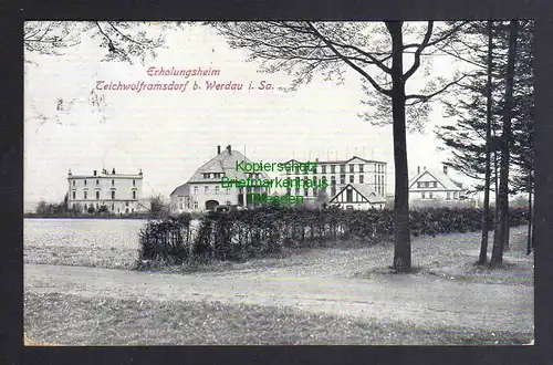 123609 AK Teichwolframsdorf bei Werdau Erholungsheim 1928