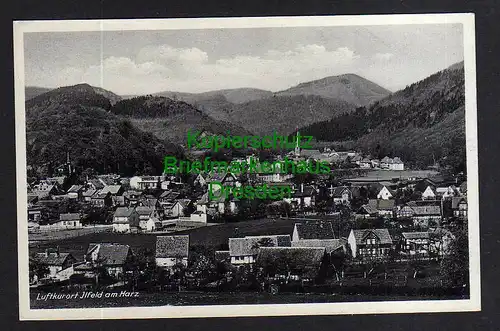 119603 AK Ilfeld am Harz Panorama 1940