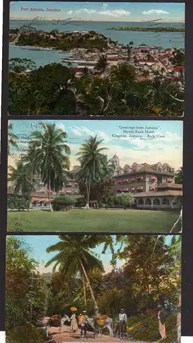 106711 3 AK Kingston Jamaica 1926 Myrtle Bank Hotel Port Antonio