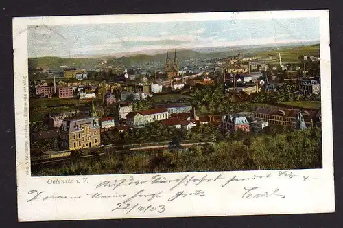 102809 AK Oelsnitz Vogtland Panorama 1903