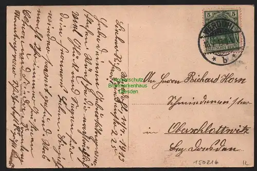 150216 AK Werdohl 1913 Ledigenheim
