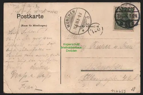 147659 AK Leipzig 1906 Gruss von der 35. General Versammlung Gemeindebeamten