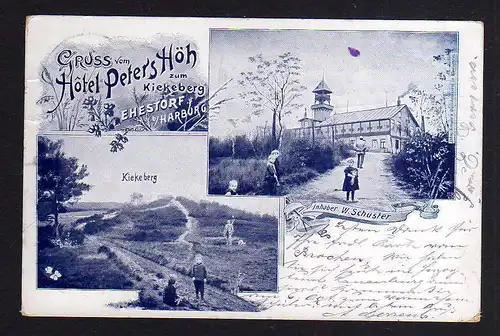 99504 AK Ehestorf bei Hamburg Harburg Hotel Peters Höh Kiekeberg 1900