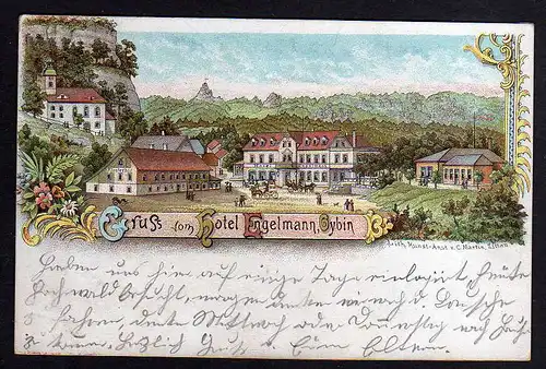 81747 AK Oybin 1901 Hotel Engelmann Klosterhof