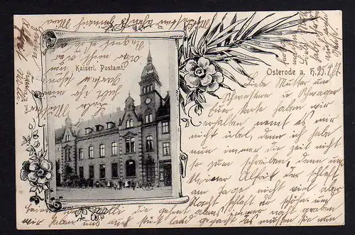 79979 AK Osterode a. H. Kaiserliches Postamt 1907