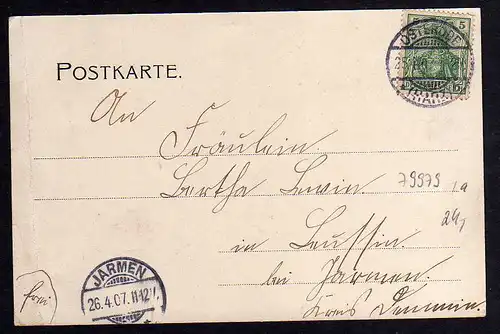 79979 AK Osterode a. H. Kaiserliches Postamt 1907
