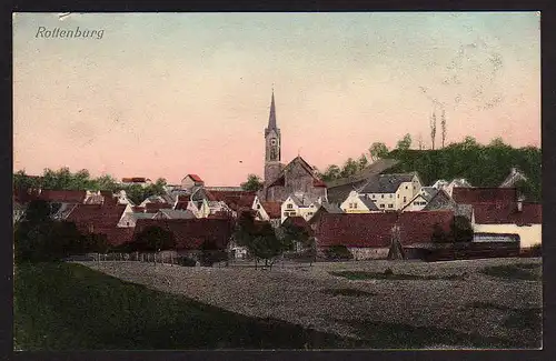 49743 AK Rottenburg 1906 Panorama