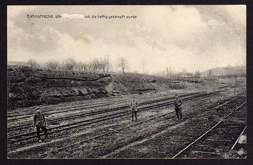 45347 AK Bahnstrecke vor ... um d heftig gekämpft wurde