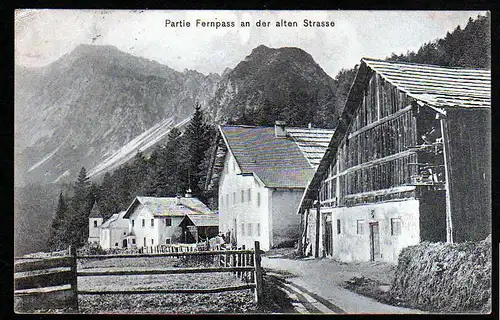 43943 AK Partie Fernpass a.d. alten Strasse 1906