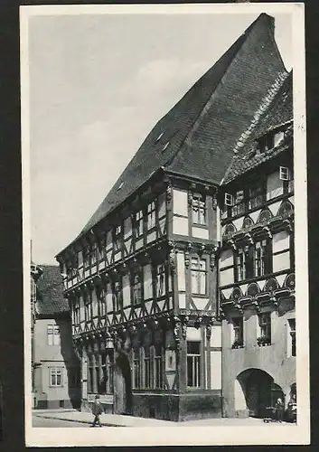 24233 AK Halberstadt Königs Hotel Halberstadt Ratskeller bes. E. Notwehr 1934