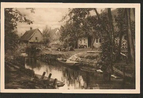 23892 AK Spreewald Leipe Künstlerkarte Brunkhorst