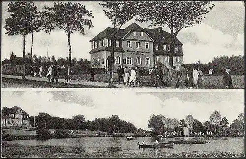 23364 AK Auerbach Gasthaus  Am schwarzen Teich Gondelsport und Übernachtung