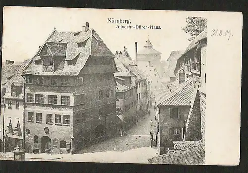 21081 AK Nürnberg Albrecht Dürer Haus , ungelaufen