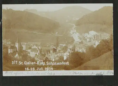 21105 AK St. Gallen Eidgen. Schützenfest 1904