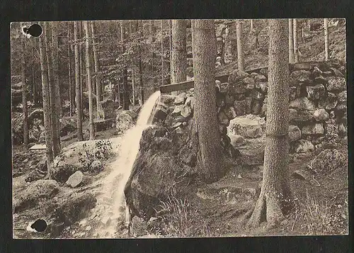 21131 AK Oybin 1915 Wasserfall im Hausgrund