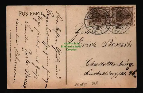 20095 AK Berlin Reinickendorf West Laubenkolonie Capland Restaurant Bensch 1907