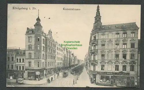 137182 AK Königsberg Ostpreußen 1915 Kaiserstrasse
